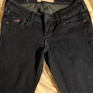Hollister Women's Dark Blue Skinny Jeans size 1 waist 25